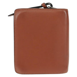 LOEWE Wallet Leather Black Brown Auth 165632SAM - 0