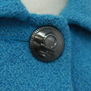 Salvatore Ferragamo Jacket Wool Light Blue Auth 165633-10