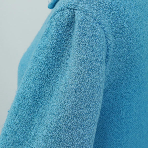 Salvatore Ferragamo Jacket Wool Light Blue Auth 165633
