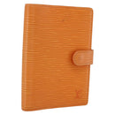 LOUIS VUITTON Epi Agenda PM Day Planner Cover Orange Mandarin R2005H Auth 165636-1