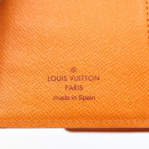 LOUIS VUITTON Epi Agenda PM Day Planner Cover Orange Mandarin R2005H Auth 165636
