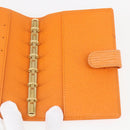 LOUIS VUITTON Epi Agenda PM Day Planner Cover Orange Mandarin R2005H Auth 165636-19