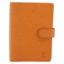 LOUIS VUITTON Epi Agenda PM Day Planner Cover Orange Mandarin R2005H Auth 165636-13