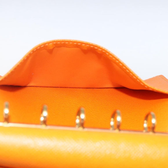 LOUIS VUITTON Epi Agenda PM Day Planner Cover Orange Mandarin R2005H Auth 165636