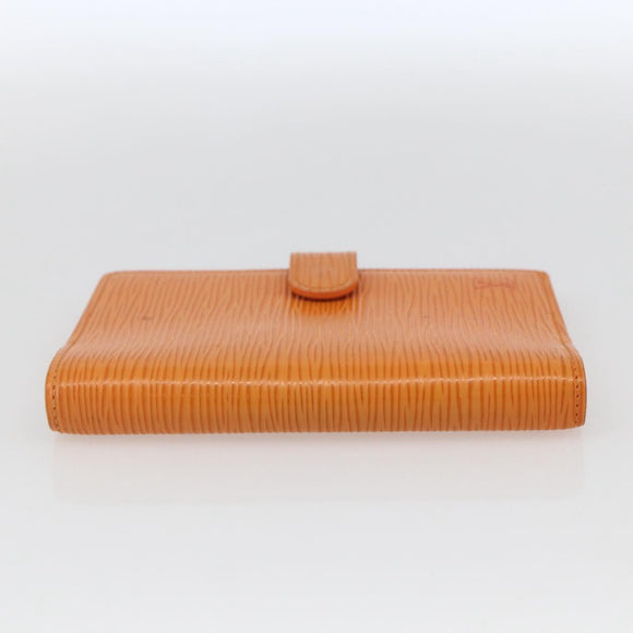 LOUIS VUITTON Epi Agenda PM Day Planner Cover Orange Mandarin R2005H Auth 165636
