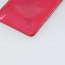 LOUIS VUITTON Vernis Pochette Cles Coin Purse Fuchsia Pink M91250 LV Auth 165637-16