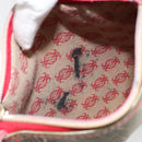 LOEWE Anagram Shoulder Bag Leather Gold Auth 165638-12