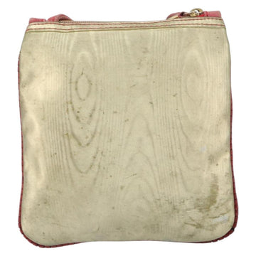 LOEWE Anagram Shoulder Bag Leather Gold Auth 165638 - 0