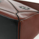LOEWE Puzzle Bag Mini - Makkuro Kurosuke Bag Leather 2way Brown Auth 165639SM-18