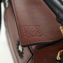 LOEWE Puzzle Bag Mini - Makkuro Kurosuke Bag Leather 2way Brown Auth 165639SM-21