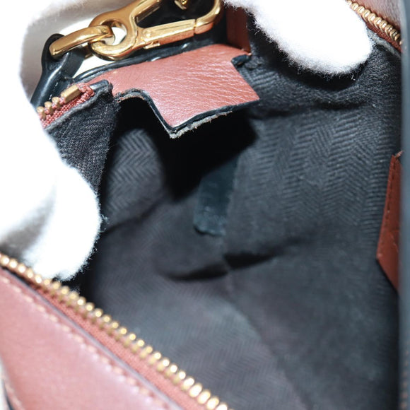 LOEWE Puzzle Bag Mini - Makkuro Kurosuke Bag Leather 2way Brown Auth 165639SM