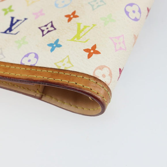 LOUIS VUITTON Multicolor Agenda PM Day Planner Cover White R21074 LV Auth 165640