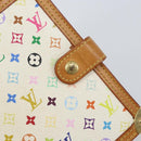 LOUIS VUITTON Multicolor Agenda PM Day Planner Cover White R21074 LV Auth 165640-12