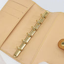 LOUIS VUITTON Multicolor Agenda PM Day Planner Cover White R21074 LV Auth 165640-17