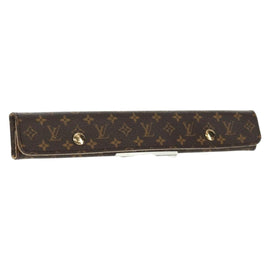 LOUIS VUITTON Monogram Necklace case Jewelry Box LV Auth 165644A