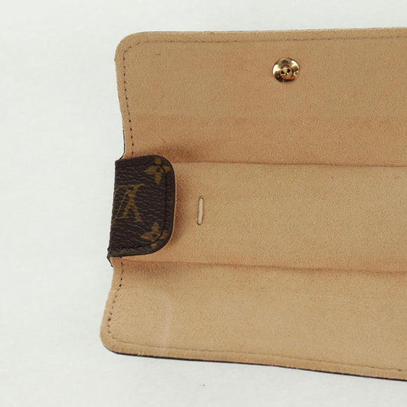 LOUIS VUITTON Monogram Necklace case Jewelry Box LV Auth 165644A