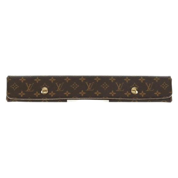 LOUIS VUITTON Monogram Necklace case Jewelry Box LV Auth 165644V