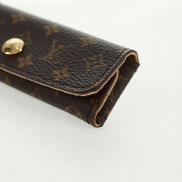 LOUIS VUITTON Monogram Necklace case Jewelry Box LV Auth 165644A