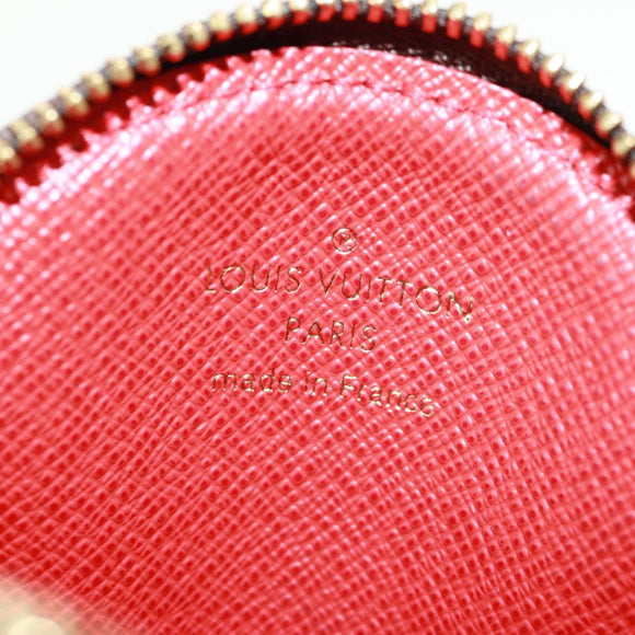 LOUIS VUITTON 2017 Christmas Porte Monnaie Ron Coin Purse M62088 Auth 165645SAM