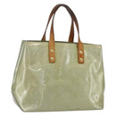 LOUIS VUITTON Monogram Vernis Reade PM Handtas Grijs M91145 LV Auth 165648-1