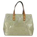LOUIS VUITTON Monogram Vernis Reade PM Hand Bag Gris M91145 LV Auth 165648-2