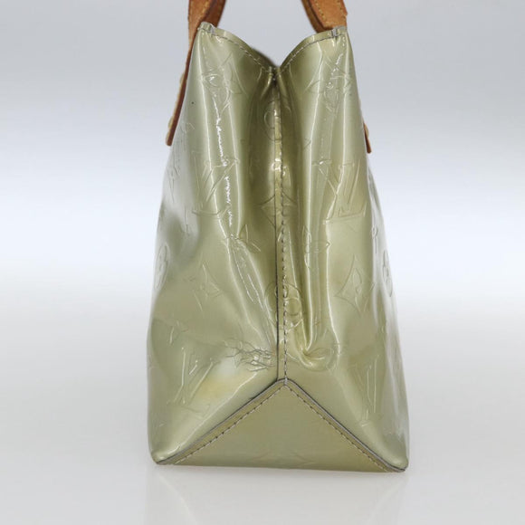 LOUIS VUITTON Monogram Vernis Reade PM Hand Bag Gris M91145 LV Auth 165648