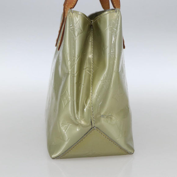 LOUIS VUITTON Monogram Vernis Reade PM Hand Bag Gris M91145 LV Auth 165648