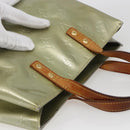 LOUIS VUITTON Monogram Vernis Reade PM Hand Bag Gris M91145 LV Auth 165648-6