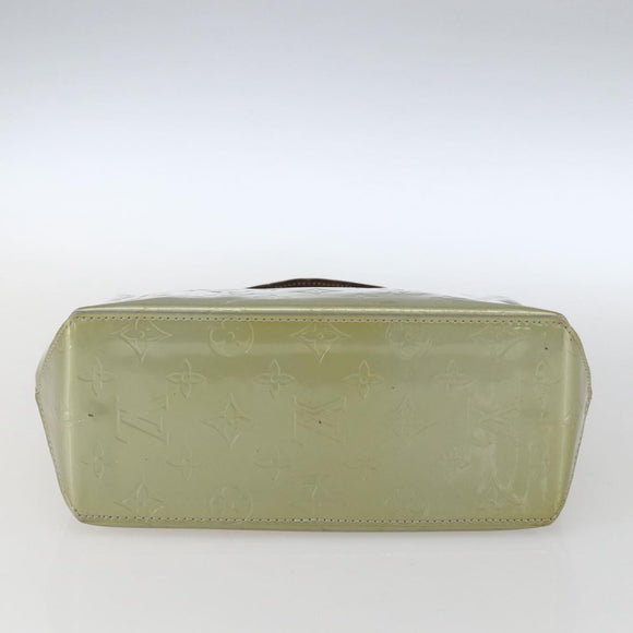 LOUIS VUITTON Monogram Vernis Reade PM Hand Bag Gris M91145 LV Auth 165648