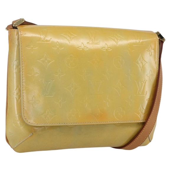 LOUIS VUITTON Monogram Vernis Thompson Street Bag Gris M91008 LV Auth 165649