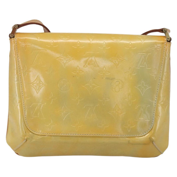 LOUIS VUITTON Monogram Vernis Thompson Street Bag Gris M91008 LV Auth 165649