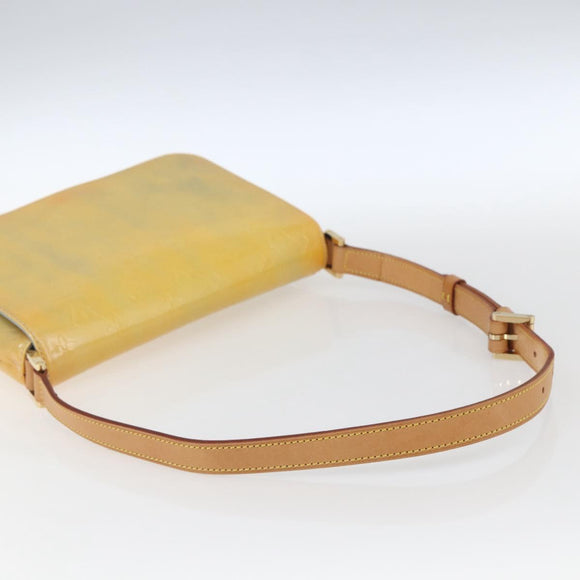 LOUIS VUITTON Monogram Vernis Thompson Street Bag Gris M91008 LV Auth 165649