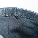 Salvatore Ferragamo Gancini Gloves Leather Black Auth 165653M-13