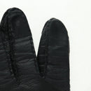 Salvatore Ferragamo Gancini Gloves Leather Black Auth 165653M-9