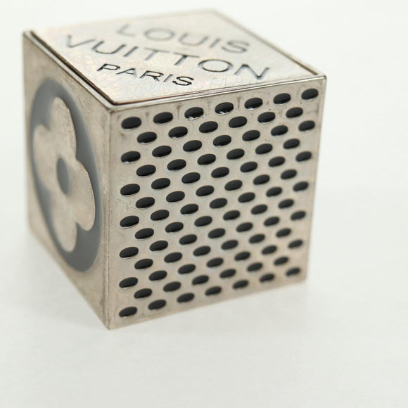 LOUIS VUITTON LV Cube Game Playing Cards metal Silver M99454 LV Auth 165655A