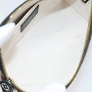 LOUIS VUITTON Giant Crafty Pochette Cosmetic PM Creme Caramel M45475 Auth 165656-10