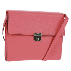 HERMES Click 16 Shoulder Bag Glenemush Pink Silver Auth 165658SM