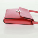 HERMES Click 16 Shoulder Bag Glenemush Pink Silver Auth 165658SM-5