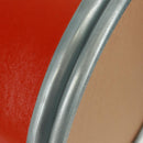 HERMES Saddle box Accessory Case metal Orange H800108E 9J Auth 165660V-8