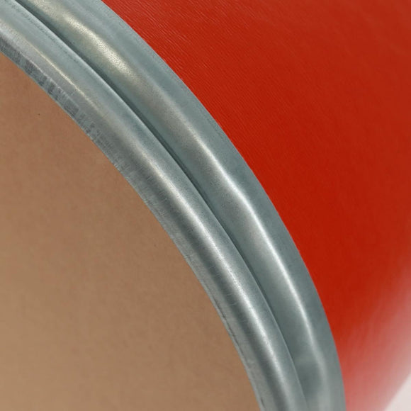 HERMES Saddle box Accessory Case metal Orange H800108E 9J Auth 165660V