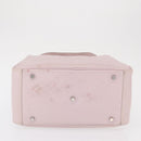 HERMES Lindy 30 Hand Bag Sikkim Pink Silver Auth 165664-12