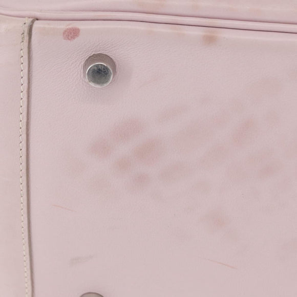 HERMES Lindy 30 Hand Bag Sikkim Pink Silver Auth 165664