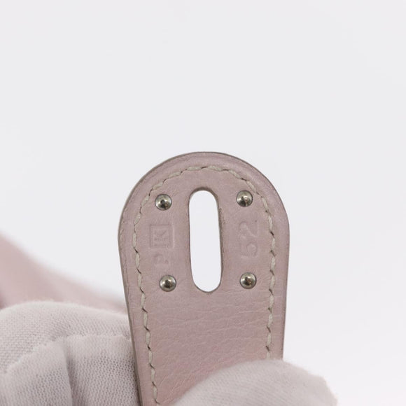 HERMES Lindy 30 Hand Bag Sikkim Pink Silver Auth 165664