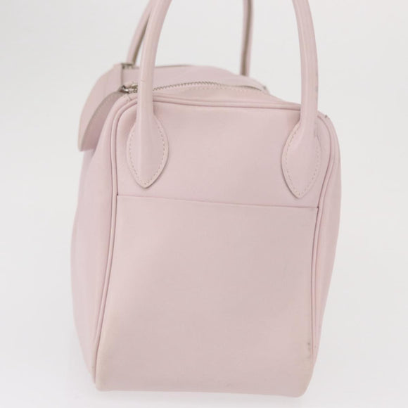HERMES Lindy 30 Handtasche Sikkim Rosa Silber Original 165664