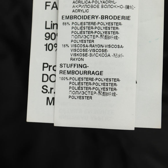 DOLCE&GABBANA Panda Hooded Jacket Black White Auth 165667SM