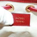 GUCCI × Doraemon Micro GG Supreme Shoulder Bag PVC Beige 647801 Auth 165675SM-11