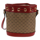 GUCCI × Doraemon Micro GG Supreme Shoulder Bag PVC Beige 647801 Auth 165675SM-3