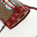 GUCCI × Doraemon Micro GG Supreme Shoulder Bag PVC Beige 647801 Auth 165675SM-7