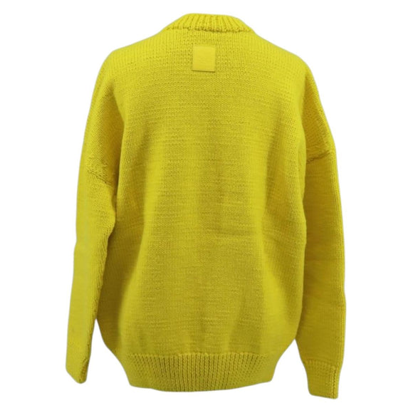 LOEWE x Studio Ghibli Spirited Away knitted Fabrics Wool Yellow Auth 165676SM