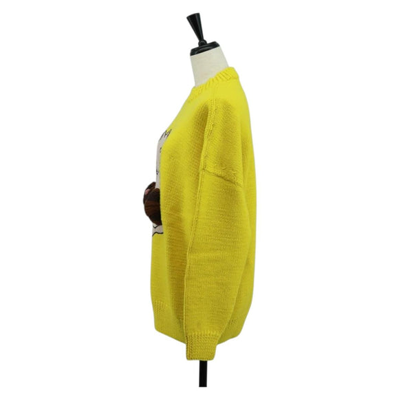 LOEWE x Studio Ghibli Spirited Away knitted Fabrics Wool Yellow Auth 165676SM